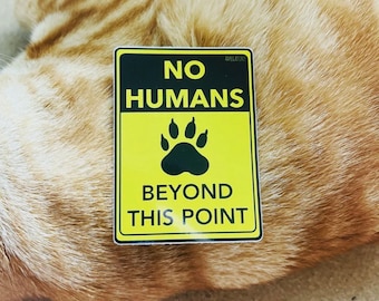 Silly Warning-vinylstickers