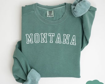 Montana Sweatshirt, Montana Sweater, Montana Sweater, Sweatshirt Gift For Mom And Dad, Unisex Comfy Sweater,Montana Crewneck State Gift Idea
