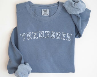 Tennessee Sweatshirt, Unisex Crewneck Sweatshirt, State Of Tennessee Souvenir Sweatshirt Gift, Tennessee Sports Sweatshirt, Gift For Her
