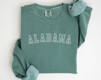 Alabama Sweatshirt, Comfort Colors, Alabama Gifts, Alabama Crewneck Sweatshirt,Alabama Comfort Colors Unisex Shirt,Alabama State Group Shirt