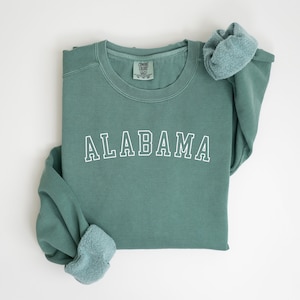 Alabama Sweatshirt, Comfort Colors, Alabama Gifts, Alabama Crewneck Sweatshirt,Alabama Comfort Colors Unisex Shirt,Alabama State Group Shirt