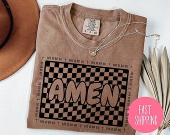 Let It Be So Amen Tshirt, Christian Women Shirt, Bible Verse Shirt, Religious Mom Gift,Faith Tee,Inspirational Gift, Religious Shirt For Her