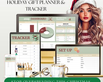 Weihnachtsgeschenk Tracker | Urlaubsbudget Tabelle ( Google Sheet )