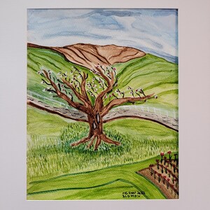 Thru the Green, acquerelli su carta