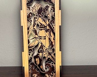 Xiao Cherry Wood BookNook