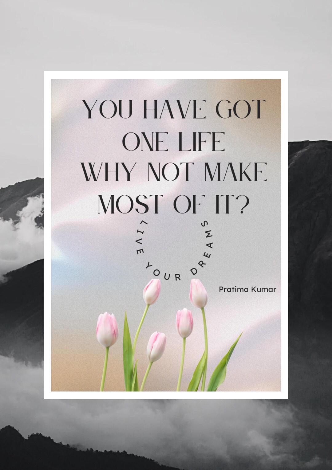 Inspirational Quotes Digital Print Download | Motivational Wall Art ...