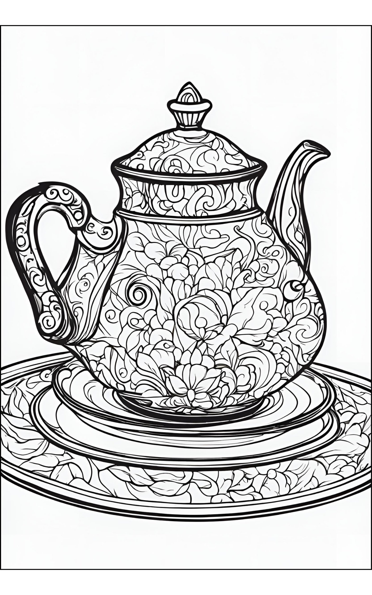 Creative Coffee Break Coloring Pages- Download and Printable Coloring ...