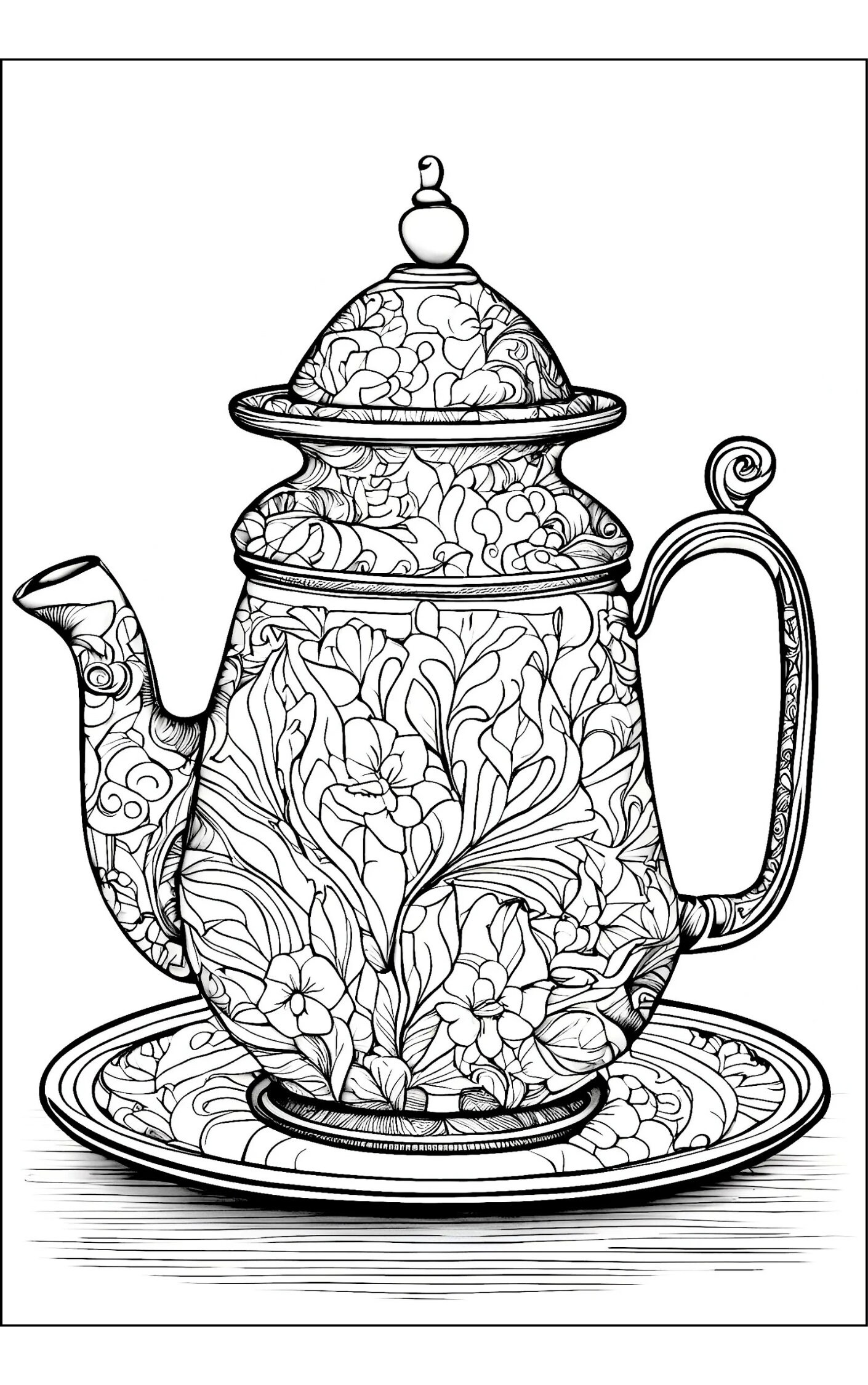 Creative Coffee Break Coloring Pages- Download and Printable Coloring ...