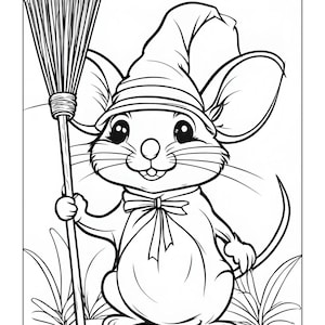 Happy Halloween Coloring Pages Digital Coloring Book PDF Printable