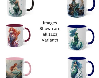 Mermaid Coffee Cup, Mermaid Mug, Unique, Personalized Gift, Coffee Mug, Gift for her, Custom, Everyday, Tea Mug, Funny, Cute