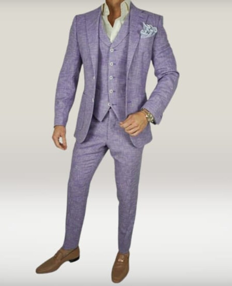 Men Suit Handmade men Groom Wedding Party Wear Luxury Suits Etsy