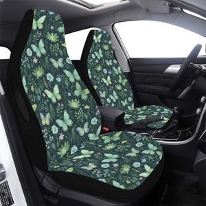 Cottagecore Seat Covers, Forestcore Witch,Whimsigoth Aesthetic, Botanical Butterfly, Vehicle Chair Accessories, Enchanted Forest,Fairycore
