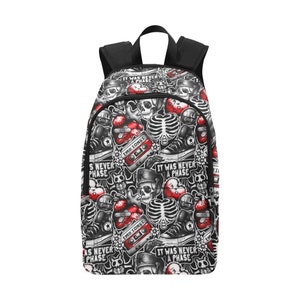 Emo Backpack, Elder Emo, 2000s Emo ,Parade ,I&#39;m Not Okay, It Was Never A Phase, Alternative, Midwest Emo, Punk Rock, Clothes Accessories