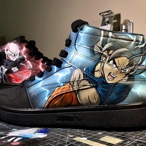 Custom Anime Designed Shoe image 1