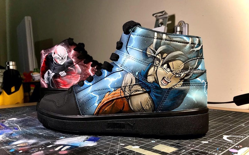 Custom Anime Designed Shoe image 1