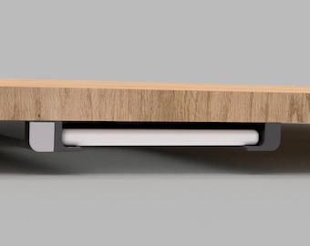 Under Desk MacBook Pro/Air Dock: 13" M1/M2/M3, Thunderbolt Connection, PETG 3D Printed