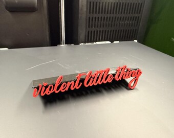 3D Printed 4D Bookmark: Customizable Text, Book Lover Gift