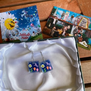 Seventeen Seventeenth Heaven inspired resin earrings
