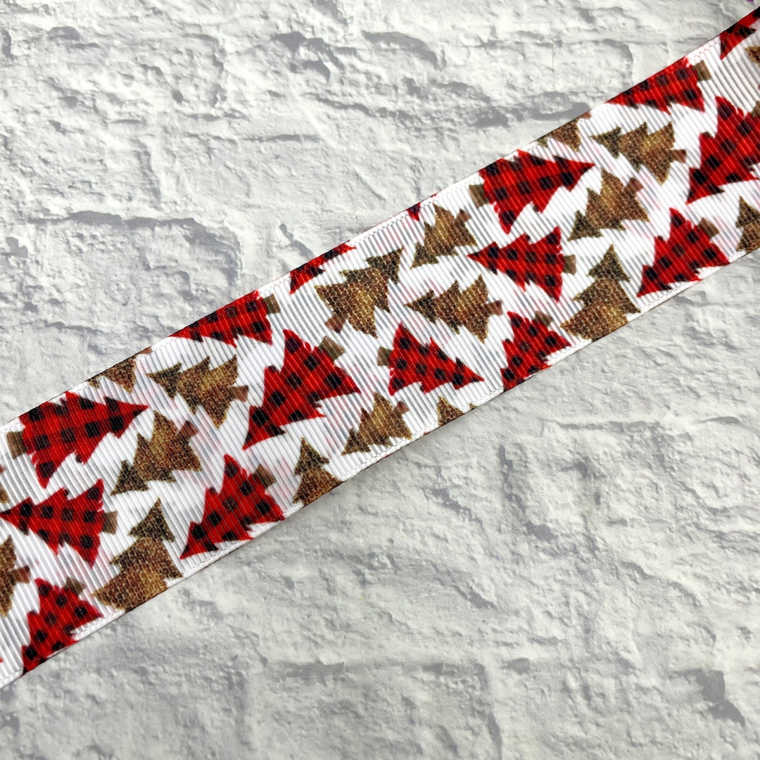Christmas Tree Ribbon Size 1.5in Etsy