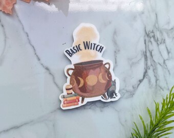 Basic Witch Sticker | Bookish Kindle and Water Bottle Sticker | Reader Merch | Book Gifts
