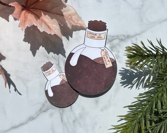 Potion of Caffeination Sticker | Magical Coffee Enthusiast Decal | Waterproof & Durable | Perfect for Laptops, Notebooks, More