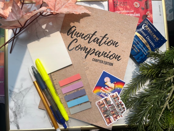 Annotation Companion Kit Stationary Bundle 6x9 Inches A5 Book