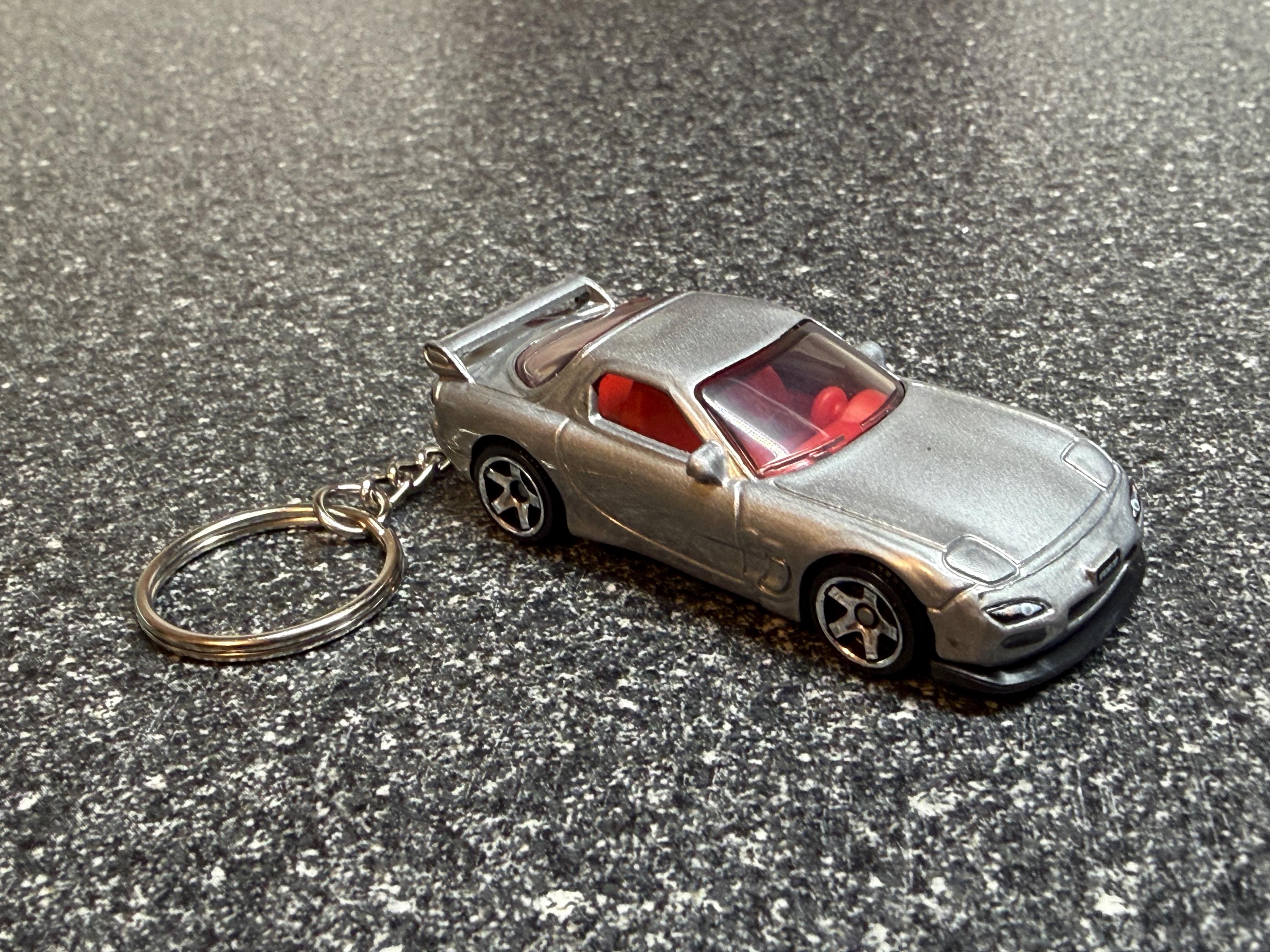 1995 Mazda RX7 Rx-7 Silver Keychain Matchbox Hot Wheels Matchbox F&F - Etsy