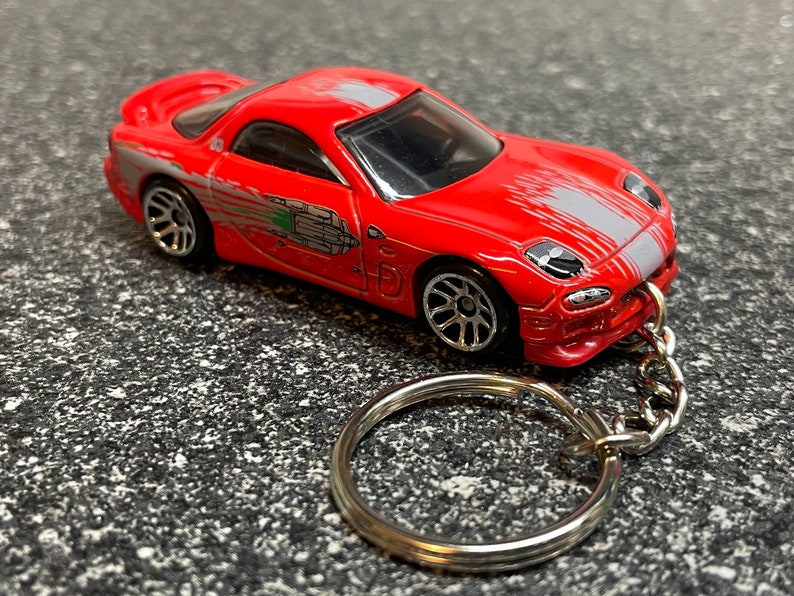 1995 Mazda RX7 Rx-7 Red Keychain Matchbox Hot Wheels Matchbox F&F - Etsy