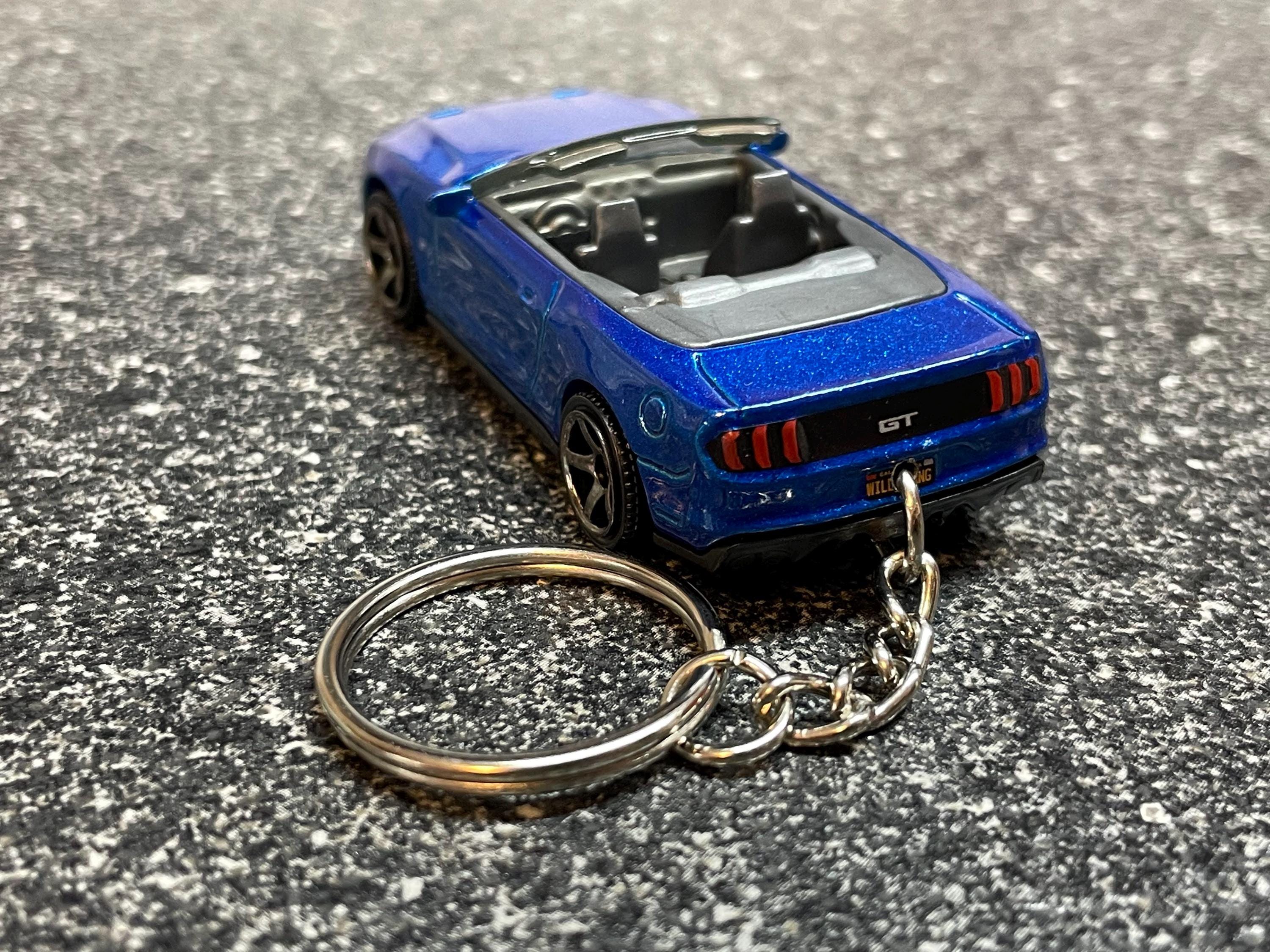 2018 Mustang Convertible Blue Keychain S550 Hot Wheels Matchbox - Etsy