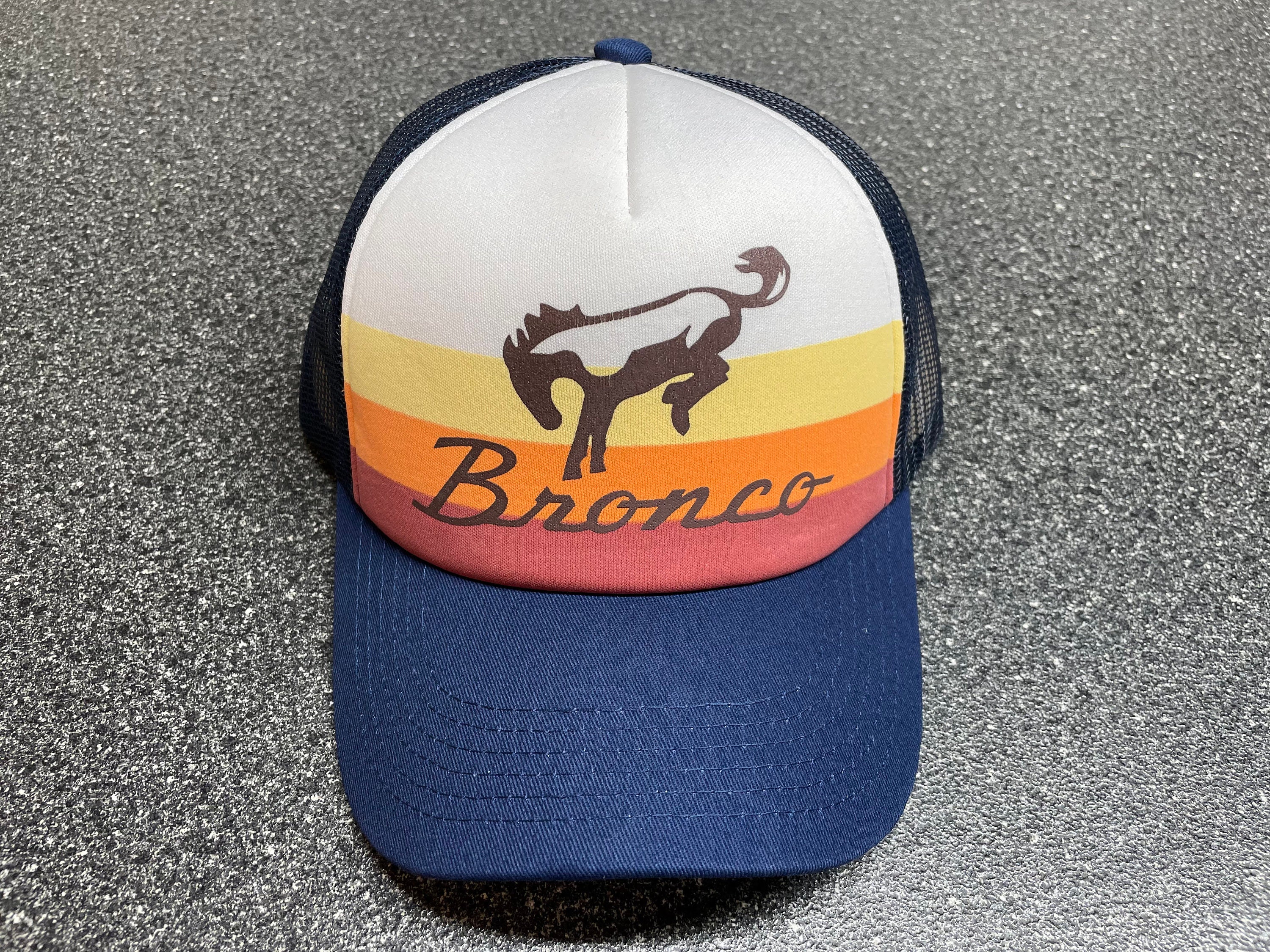 Ford Bronco Baseball Snapback Trucker Hat Vintage picture picture