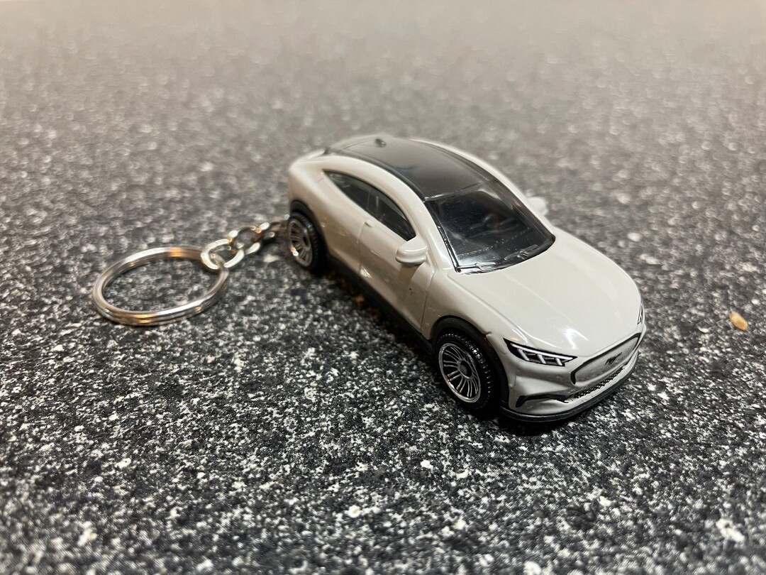 Mustang Mach E Keychain Diecast Car Etsy