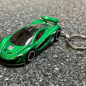 Mclaren P1 Keychain Green Diecast Car Hot Wheels Matchbox - Etsy