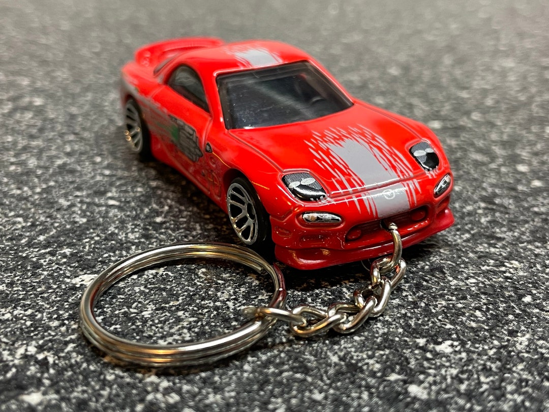 1995 Mazda RX7 Rx-7 Red Keychain Matchbox Hot Wheels Matchbox F&F - Etsy