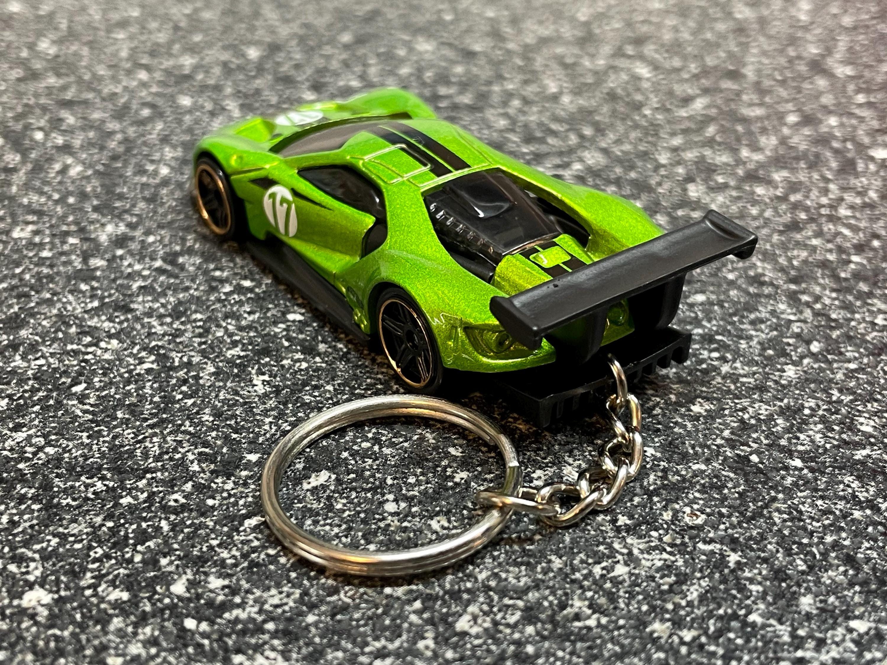 2017 Ford GT Keychain Green Lemans Diecast Car Keychain Hot Wheels ...