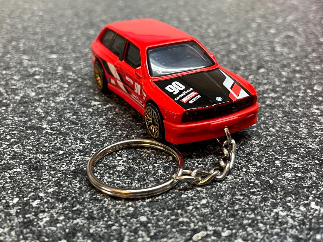 BMW M3 Wagon Touring Keychain Red Hot Wheels Matchbox E30 - Etsy