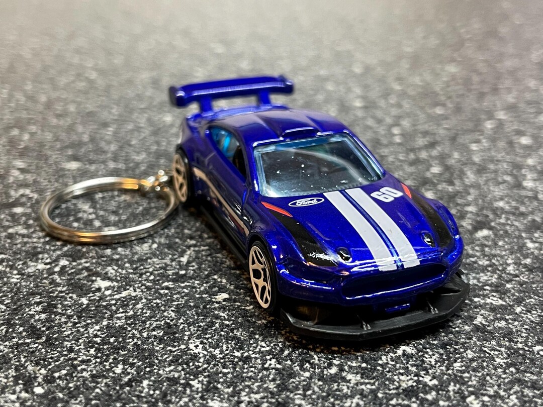 2018 Mustang GT Keychain Blue Hot Wheels Matchbox S550 - Etsy