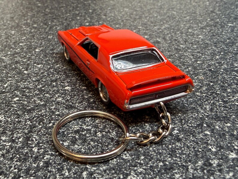 Eliminator Key Chain 1969 Mercury Cougar Eliminator Keychain Orange Hot Wheels Matchbox - Etsy