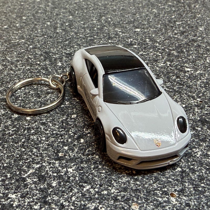 Porsche Carrera Keychain - Etsy