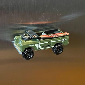 Land Rover Series II 2 Fridge Magnet Green Hot Wheels Matchbox