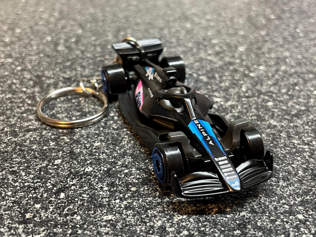 Alpine Keychain Rivals F1 Alpine Keychain Hot Wheels Matchbox Formula Pierre Gasly Franco ...