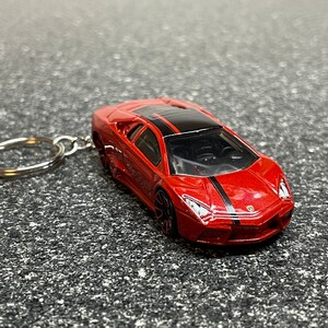 Lamborghini Reventon Red Keychain Hot Wheels Matchbox