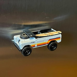Land Rover Series II 2 Fridge Magnet Gray Hot Wheels Matchbox