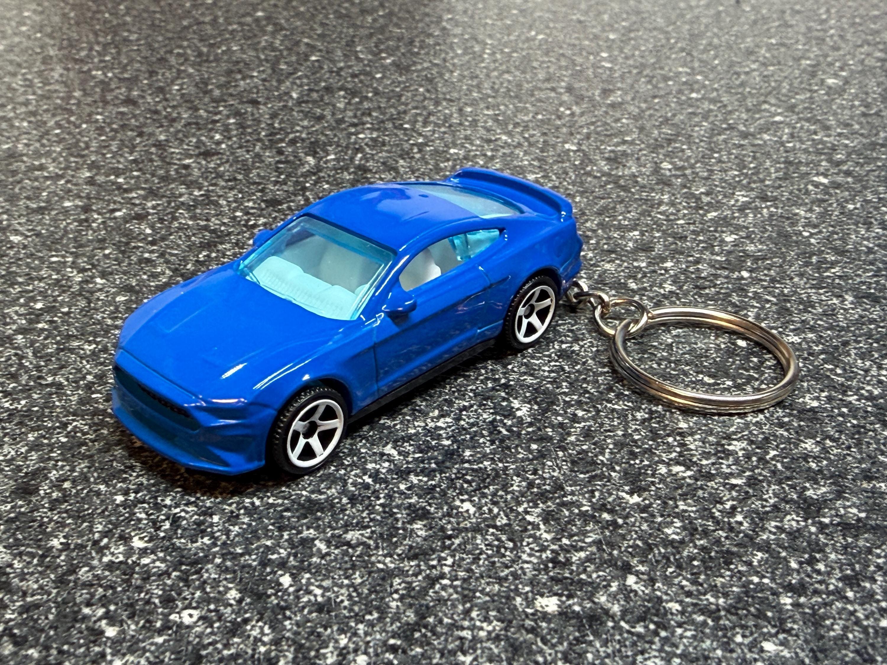 2019 Mustang GT Keychain Blue S550 Coupe Hot Wheels Matchbox - Etsy