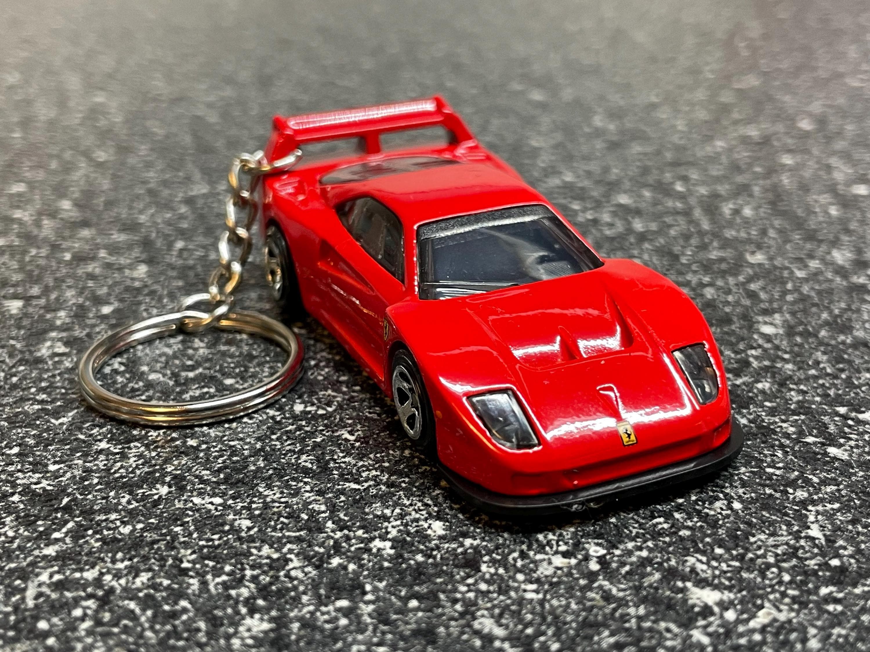 Fits Ferrari F40 Keychain Red Hot Wheels Competizione - Etsy