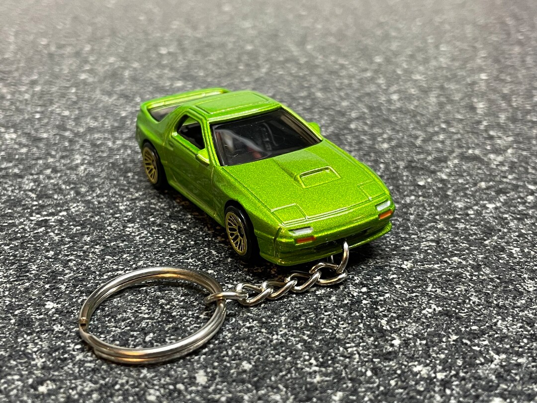 1989 Mazda RX7 Rx-7 Green Keychain Matchbox Hot Wheels Matchbox - Etsy
