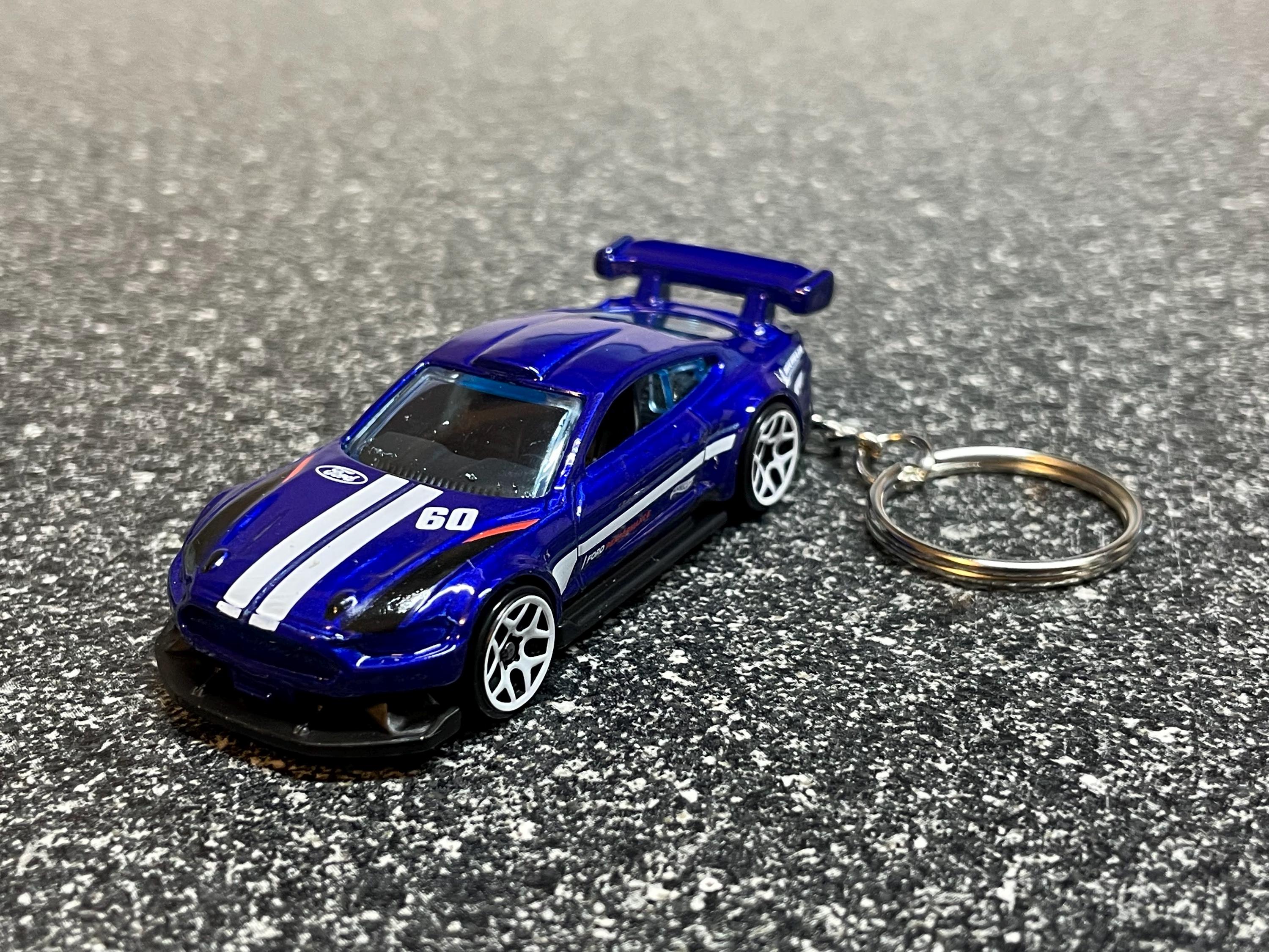 2018 Mustang GT Keychain Blue Hot Wheels Matchbox S550 - Etsy