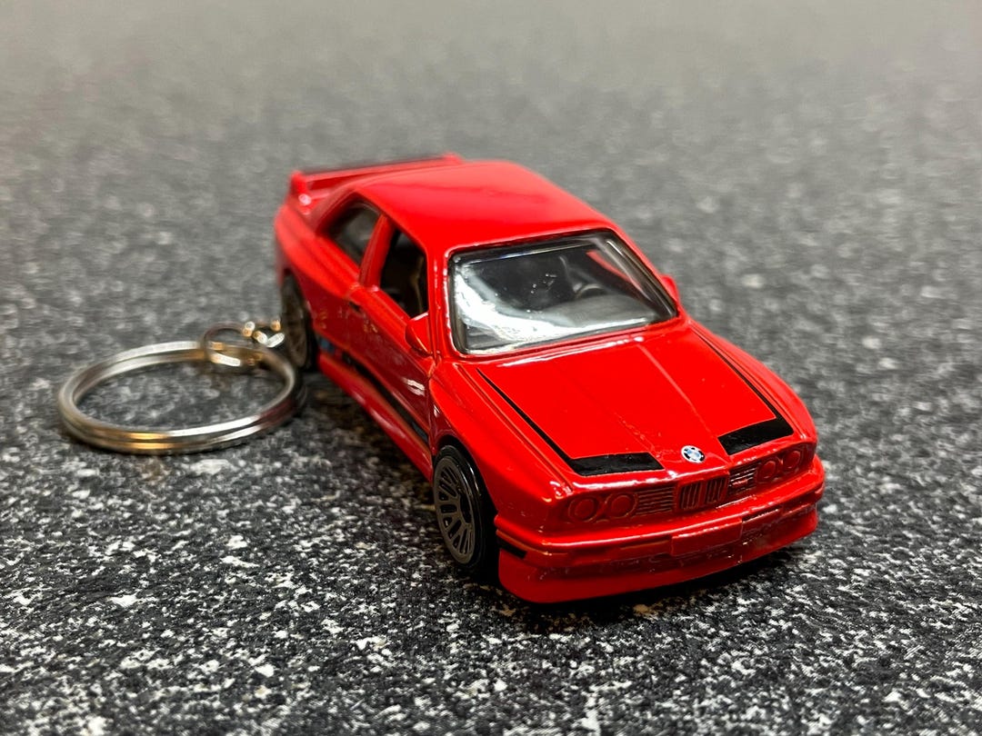 BMW E30 M3 Red Keychain Hot Wheels Matchbox 1992 - Etsy
