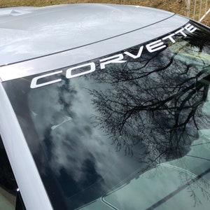 Corvette C8 Windshield Vinyl Decal