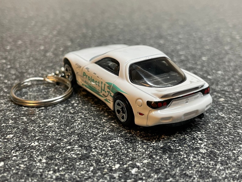 1995 Mazda RX7 Rx-7 White Keychain Matchbox Hot Wheels Matchbox F&F - Etsy
