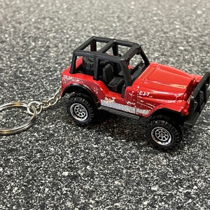 Jeep Cj7 Keychain Etsy